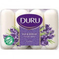 Мыло DURU PURE&NAT Лаванда (э/пак), 4 85гр.