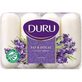 Мыло DURU PURE&NAT Лаванда (э/пак), 4 85гр.