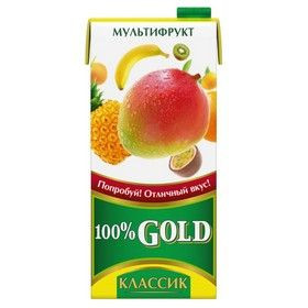 Сок Мультифрукт "GOLD классик 100%" 1,93 л