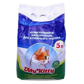 Наполнитель для кошачьего туалета комкующийся My Kitty 5л